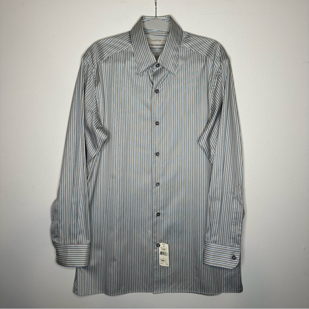 $315 Ermenegildo Zegna button up shirt. Marked down men’s sz Medium